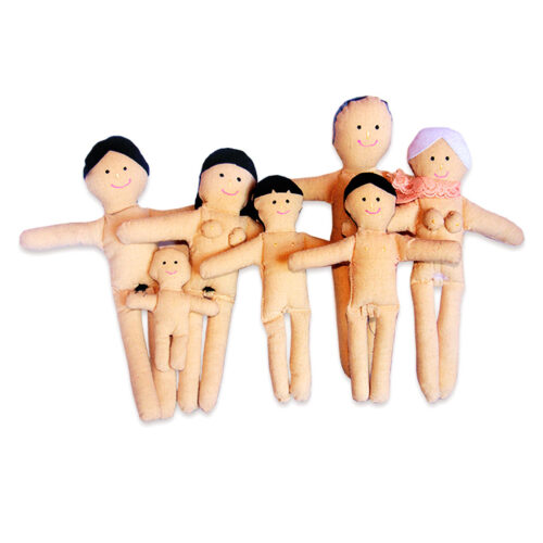 familia de trapo sexuada